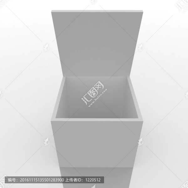 白色的空盒子
