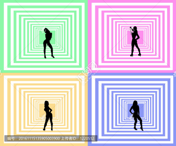 美麗的女人時(shí)尚姿勢(shì)