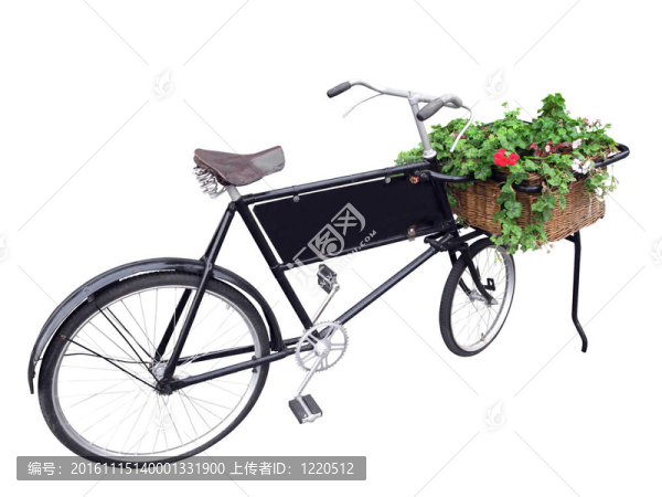 舊送貨自行車(chē)。