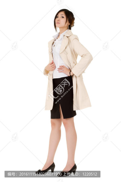 冬天生意的女人