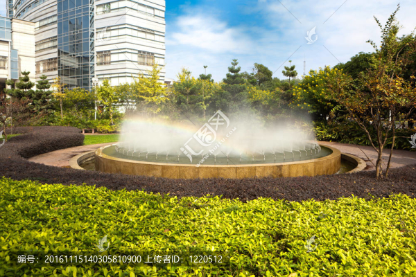 席家花園的多噴噴泉