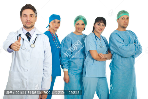成功的醫(yī)生和他的團(tuán)隊(duì)