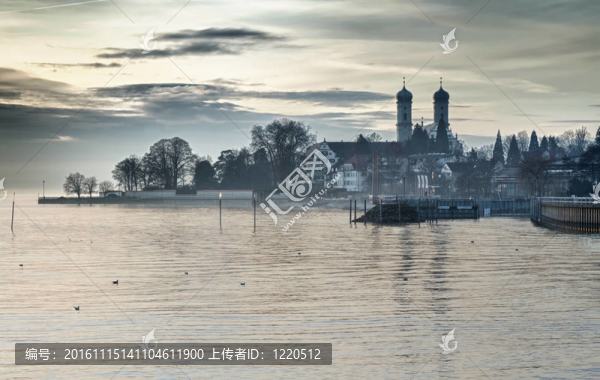 博登湖（Lake,Constance）與城堡教堂（教堂）的建立；德國(guó)