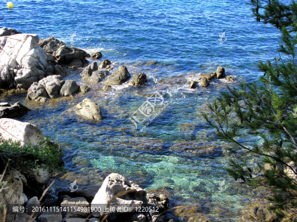 布拉瓦海岸的海灘