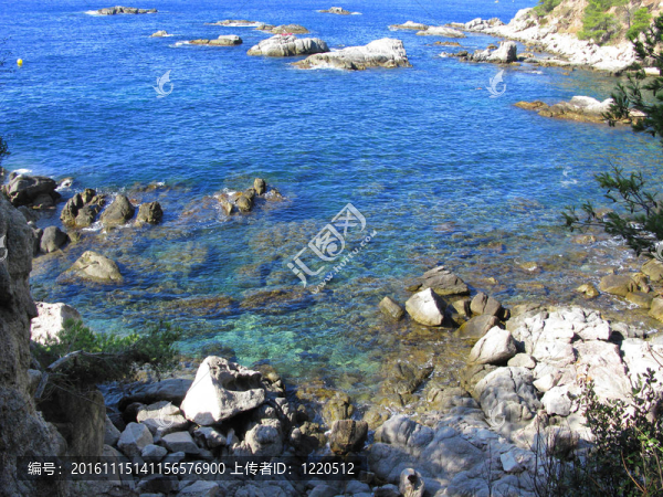 在布拉瓦海岸海灘（西班牙）