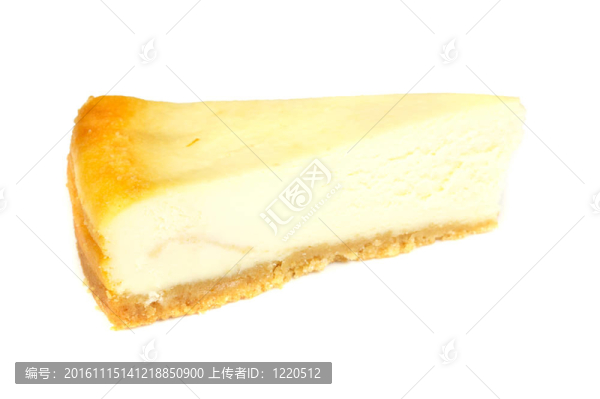 芝士蛋糕白色隔離
