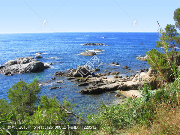 在布拉瓦海岸海灘（西班牙）