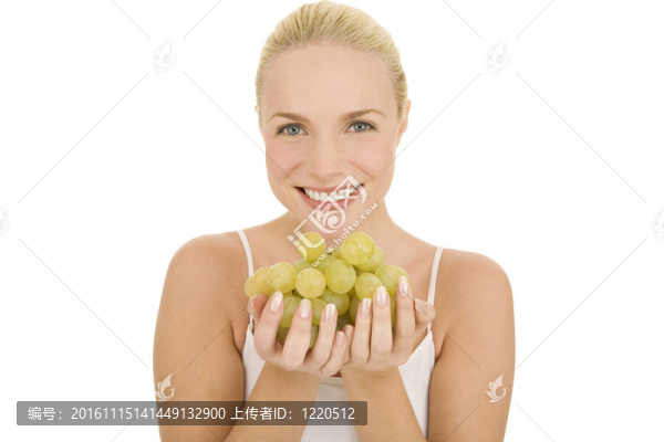 女人與葡萄