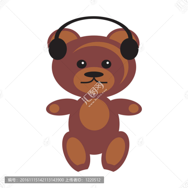 泰迪熊的耳機(jī)