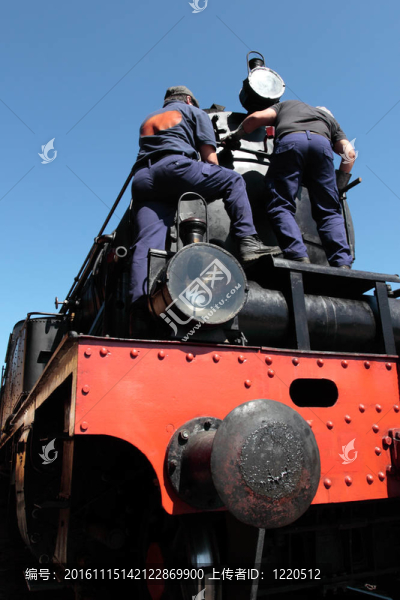 舊蒸汽機車的維護