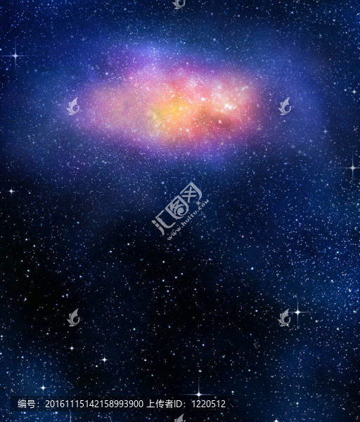 深外層空間的星空背景