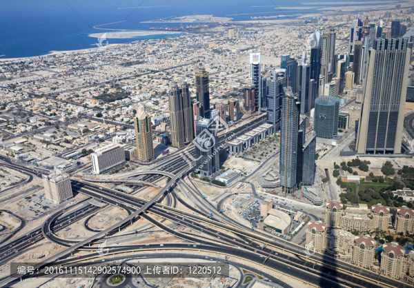 迪拜摩天樓。UAE。