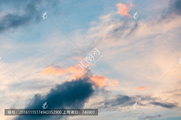 傍晚天空