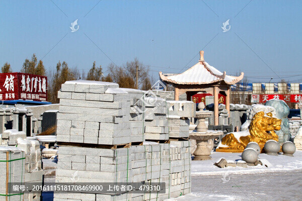 大慶,石材市場,雕塑