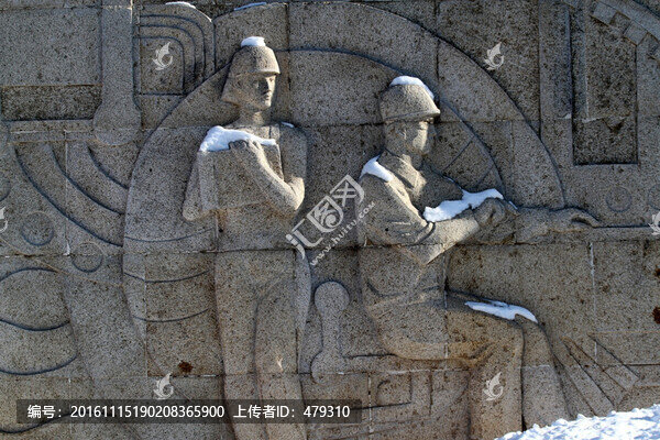 浮雕,裝飾雕塑,石油工人,人物