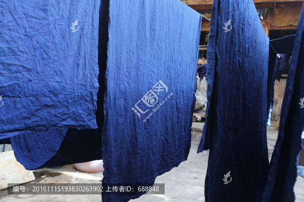 土法染布