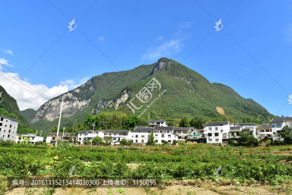 湖北恩施市麂子渡景區(qū)田園風光