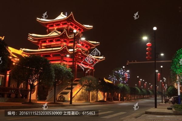 古建筑夜景