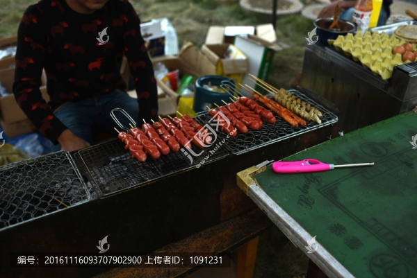 烤火腿腸