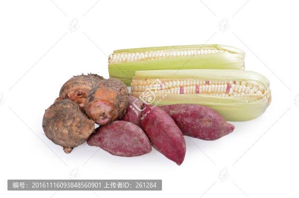 玉米,地瓜,芋頭