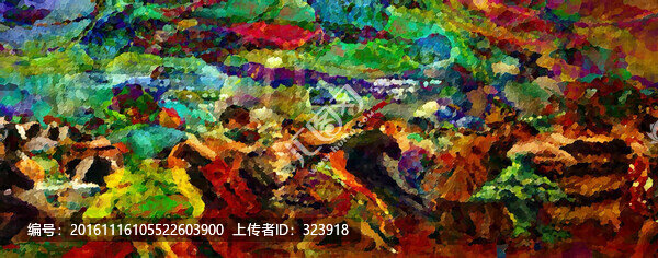 抽象油畫,歐美油畫