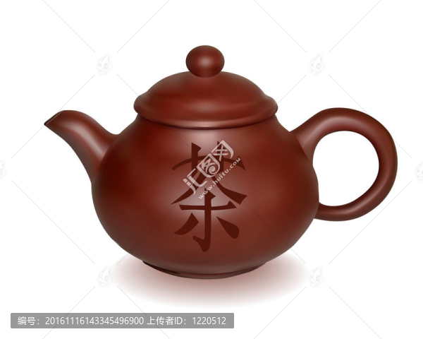 沖泡茶壺與hierogly粘土