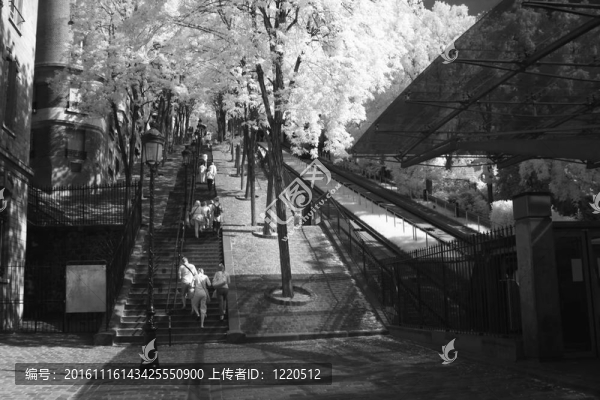 蒙馬特區(qū)山下樓梯