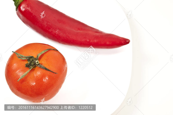紅辣椒和番茄