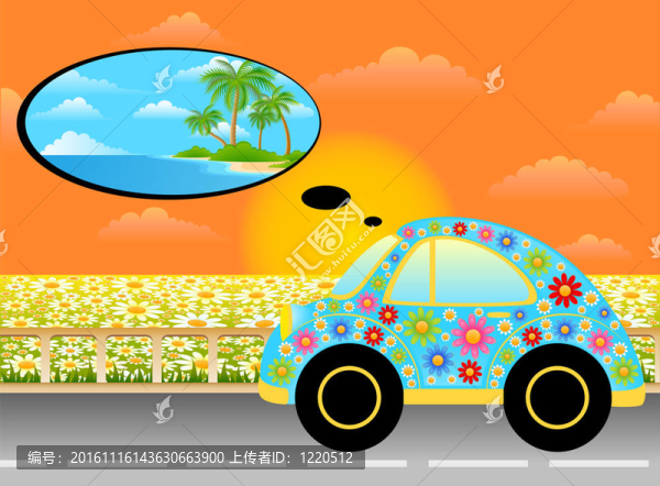 卡通車