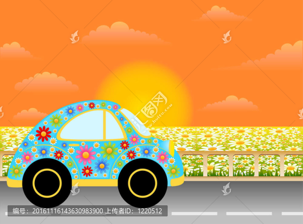 卡通車