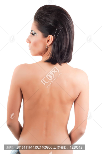 具有彩色面藝術(shù)的女人
