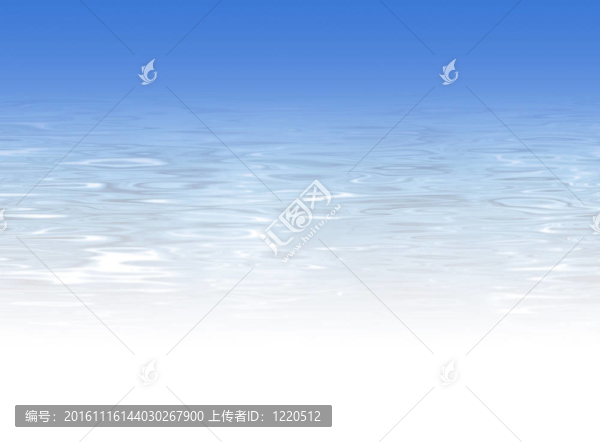 藍色水晶清澈的水背景