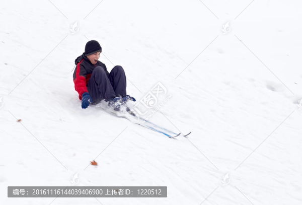 極速滑雪者