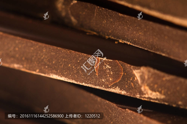 切碎的巧克力