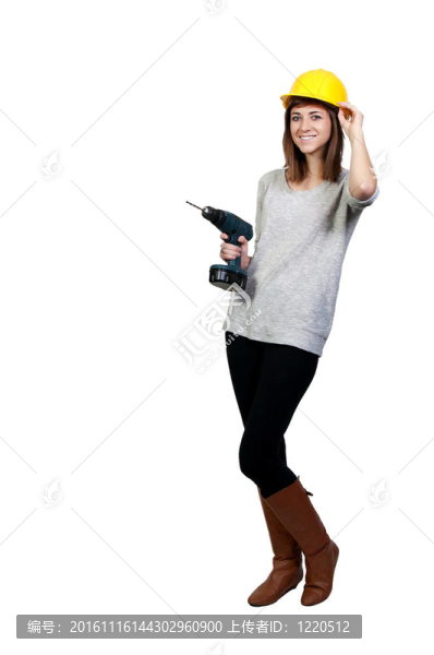 女建筑工