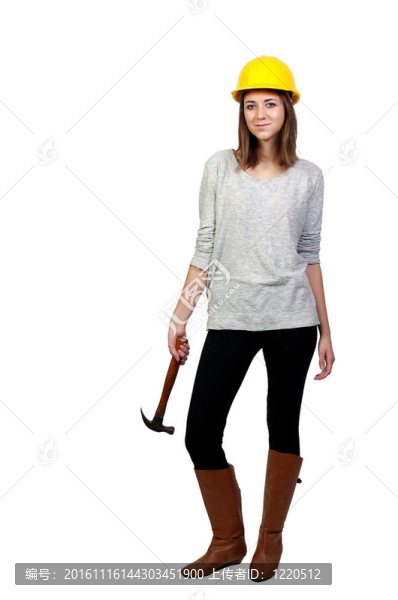 女建筑工