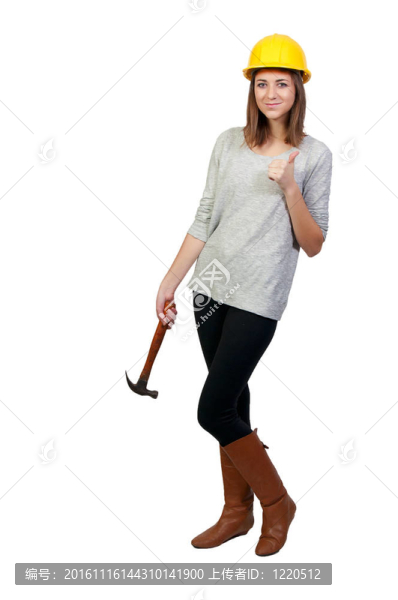 女建筑工