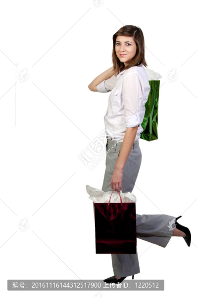 女人的購物袋