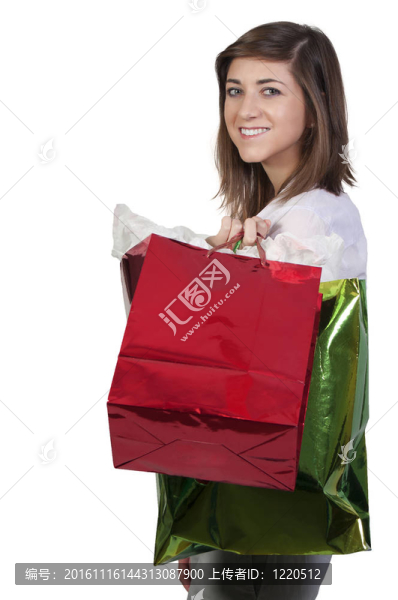 女人的購物袋