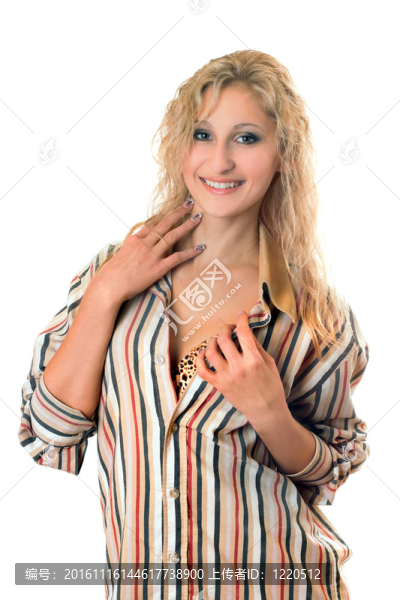頑皮的小美女