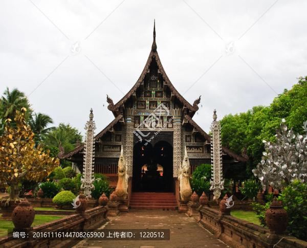 Lanna風(fēng)格的寺廟
