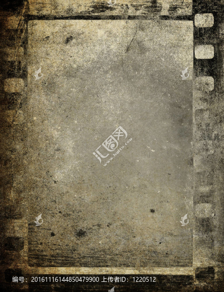 電影帶；老式攝影背景。