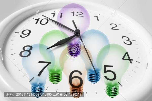 時(shí)鐘和燈泡