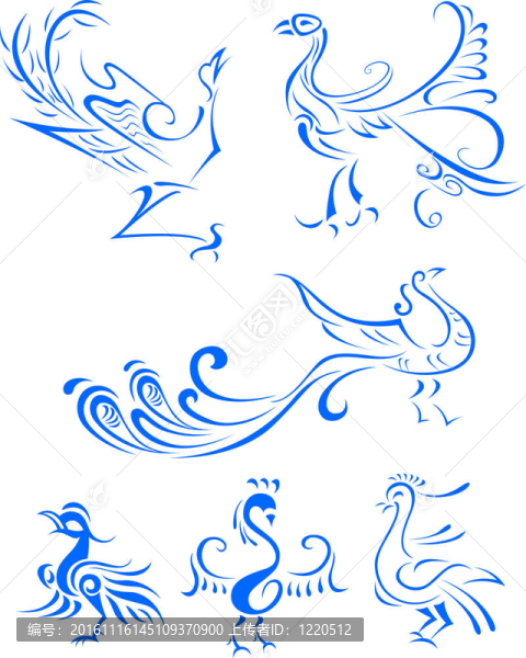 部落鳥插圖