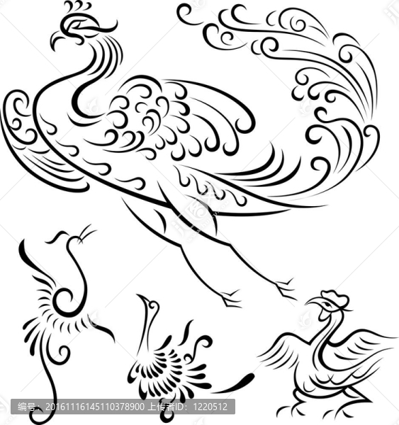 部落鳥插圖