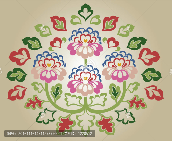 花的插圖