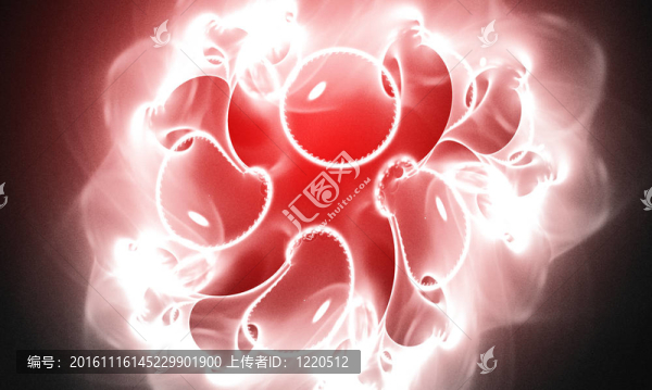 神秘背景明亮的紅色