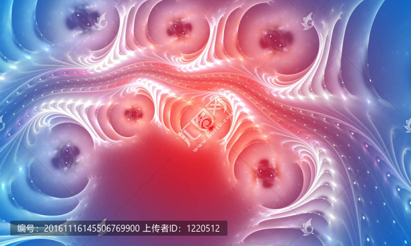藍(lán)色和紅色的抽象背景。淡入淡出效果