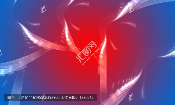 藍色和紅色的抽象背景。淡入淡出效果