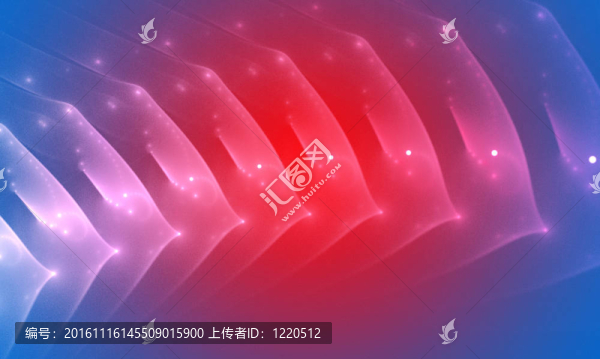 藍(lán)色和紅色的抽象背景。淡入淡出效果